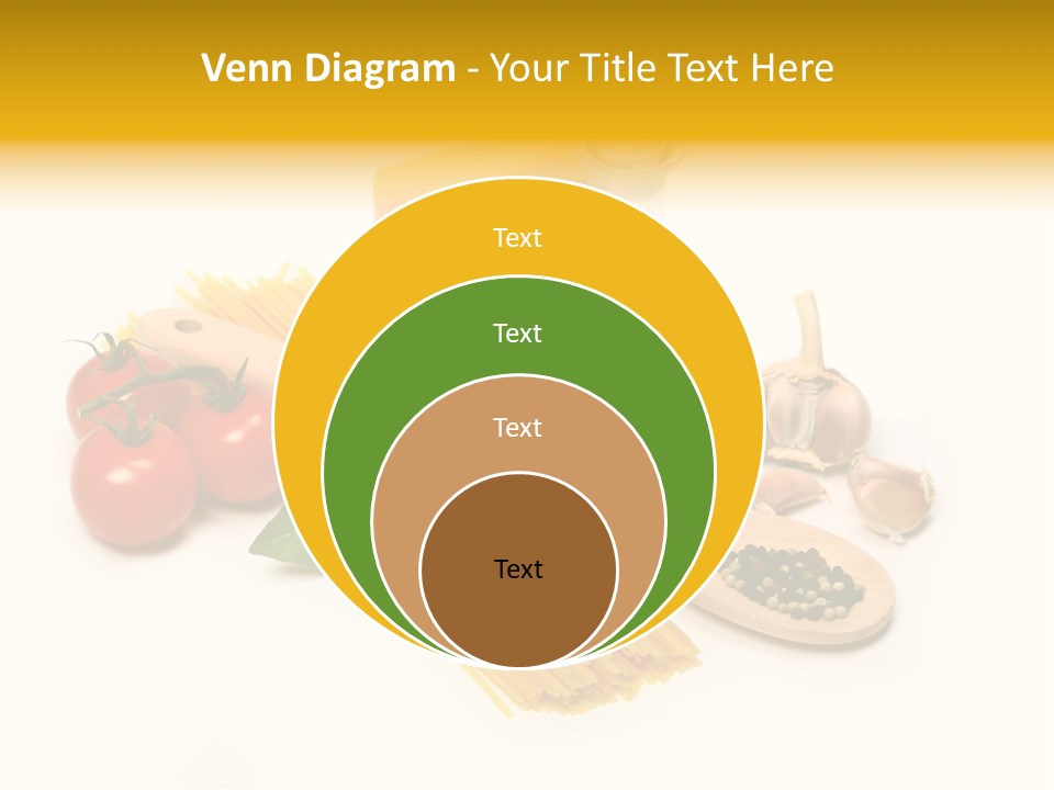 Yellow Culture Garlic PowerPoint Template