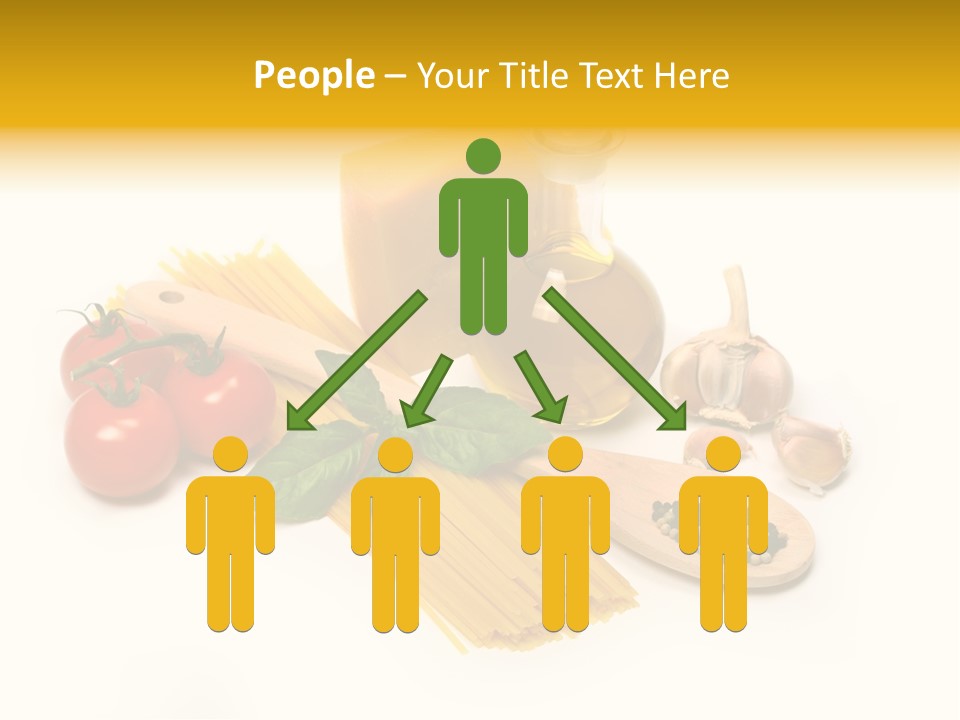 Yellow Culture Garlic PowerPoint Template