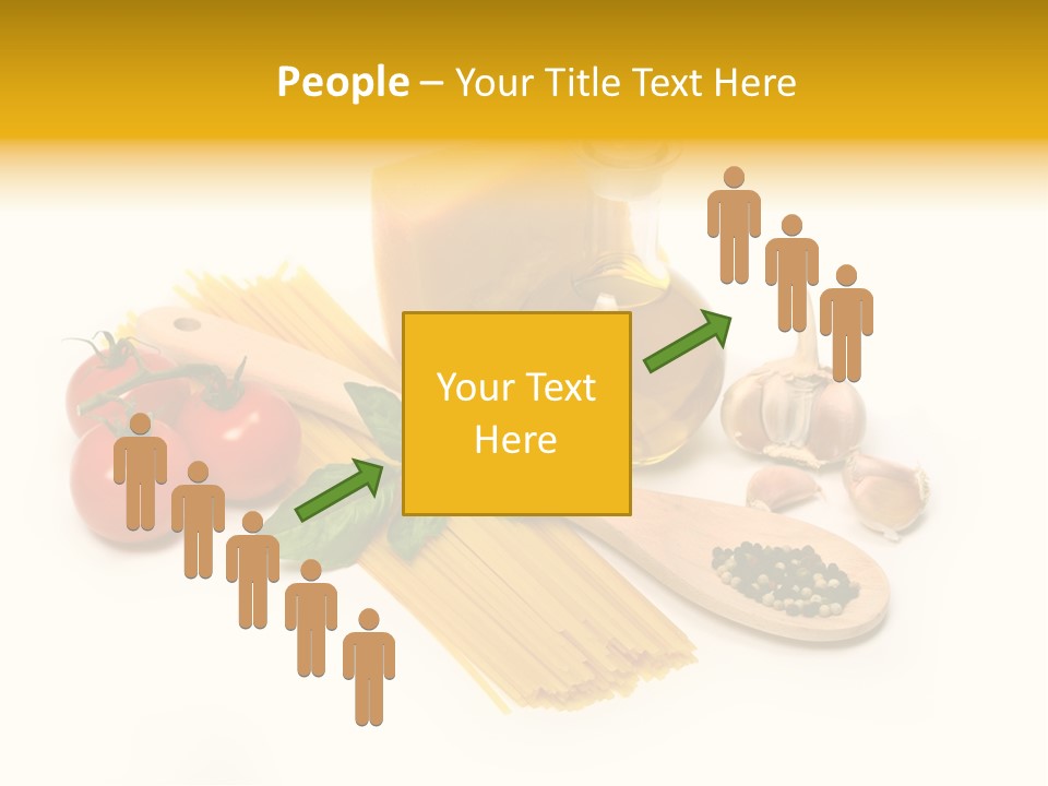 Yellow Culture Garlic PowerPoint Template