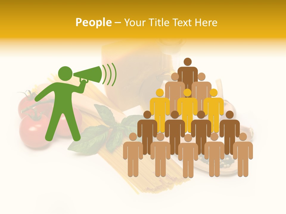 Yellow Culture Garlic PowerPoint Template
