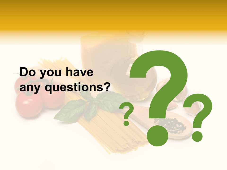 Yellow Culture Garlic PowerPoint Template