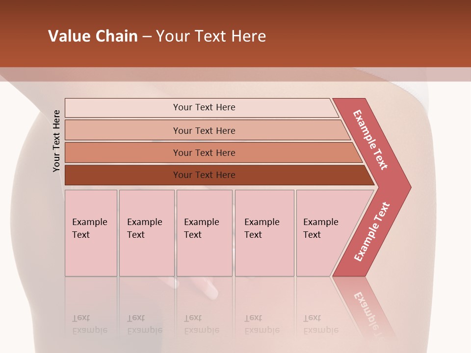 Posing Slim Isolated PowerPoint Template