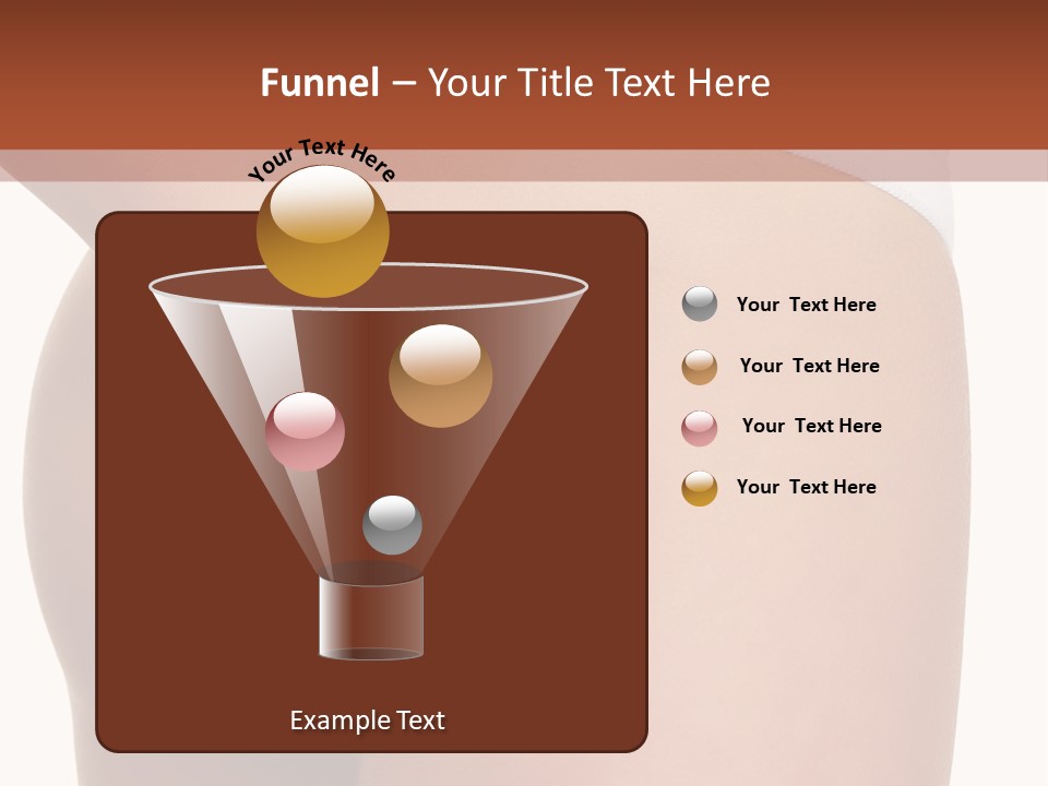 Posing Slim Isolated PowerPoint Template