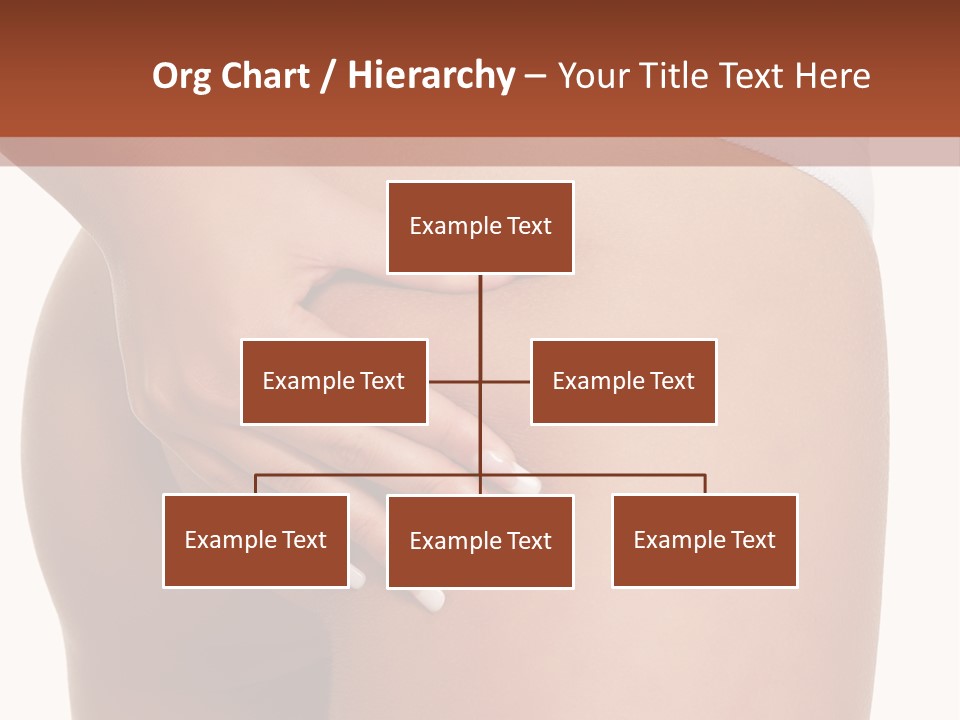 Posing Slim Isolated PowerPoint Template