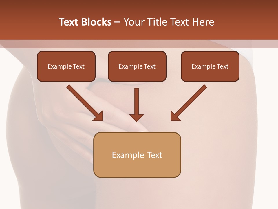 Posing Slim Isolated PowerPoint Template
