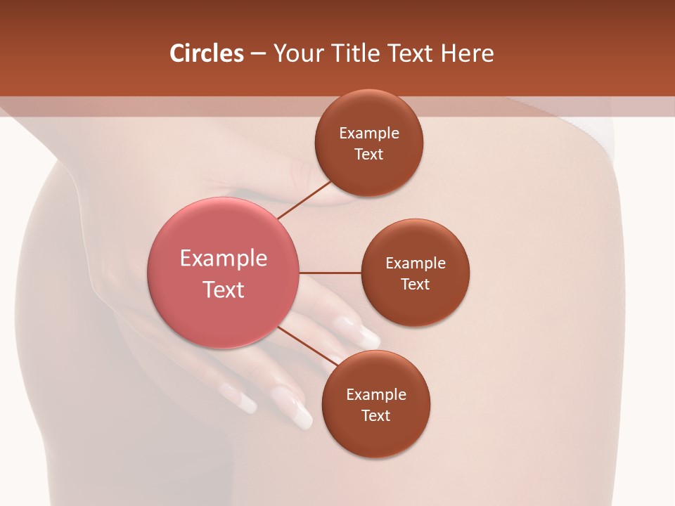 Posing Slim Isolated PowerPoint Template