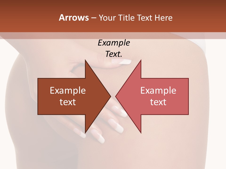 Posing Slim Isolated PowerPoint Template
