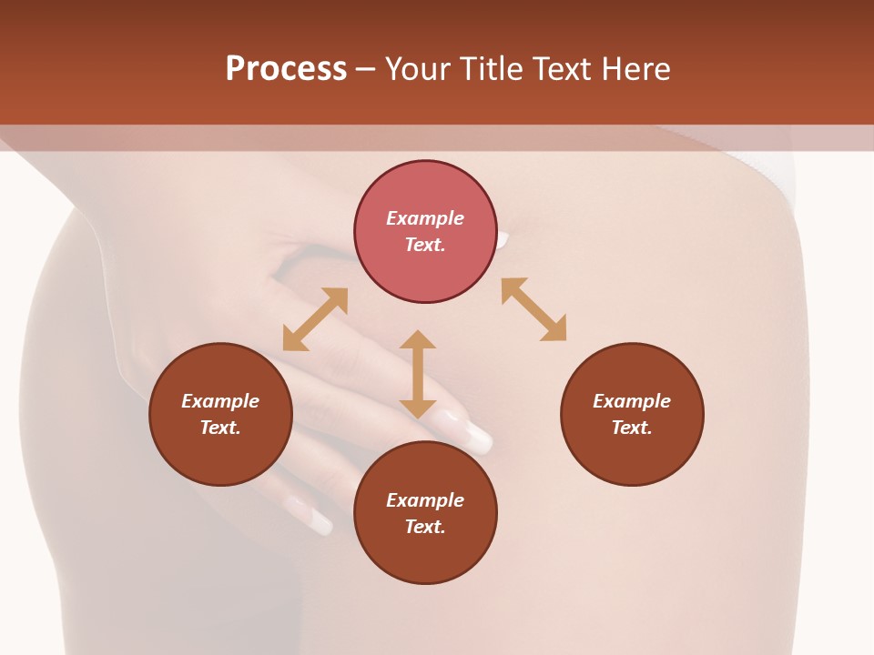 Posing Slim Isolated PowerPoint Template