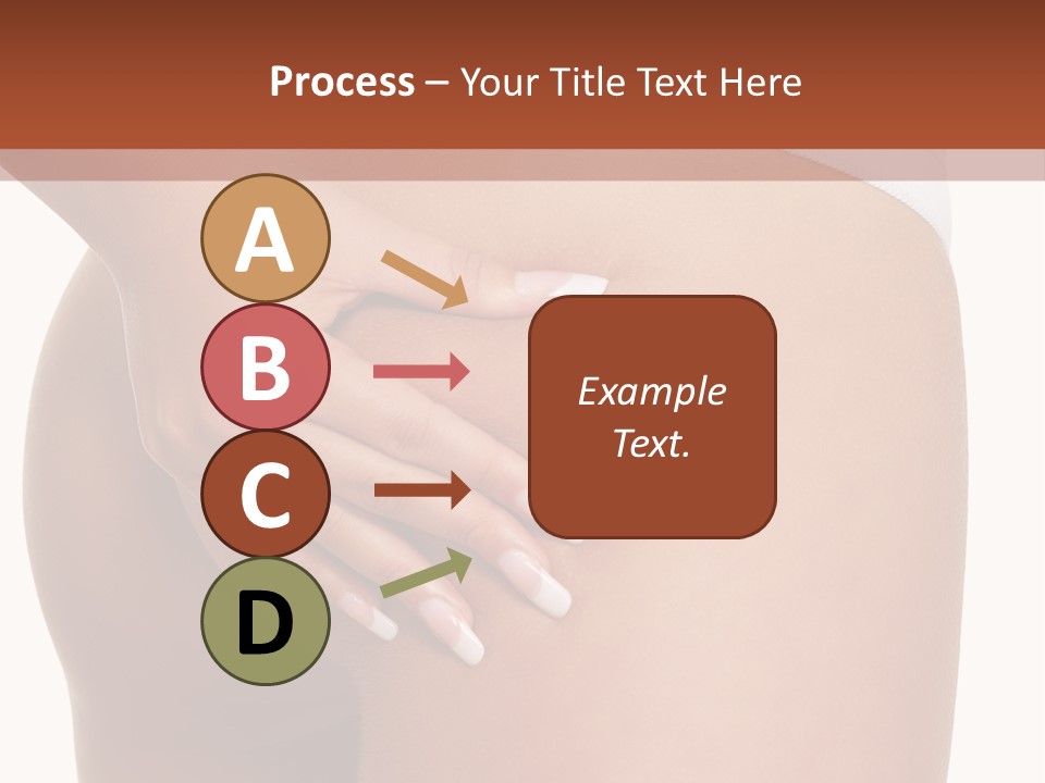 Posing Slim Isolated PowerPoint Template