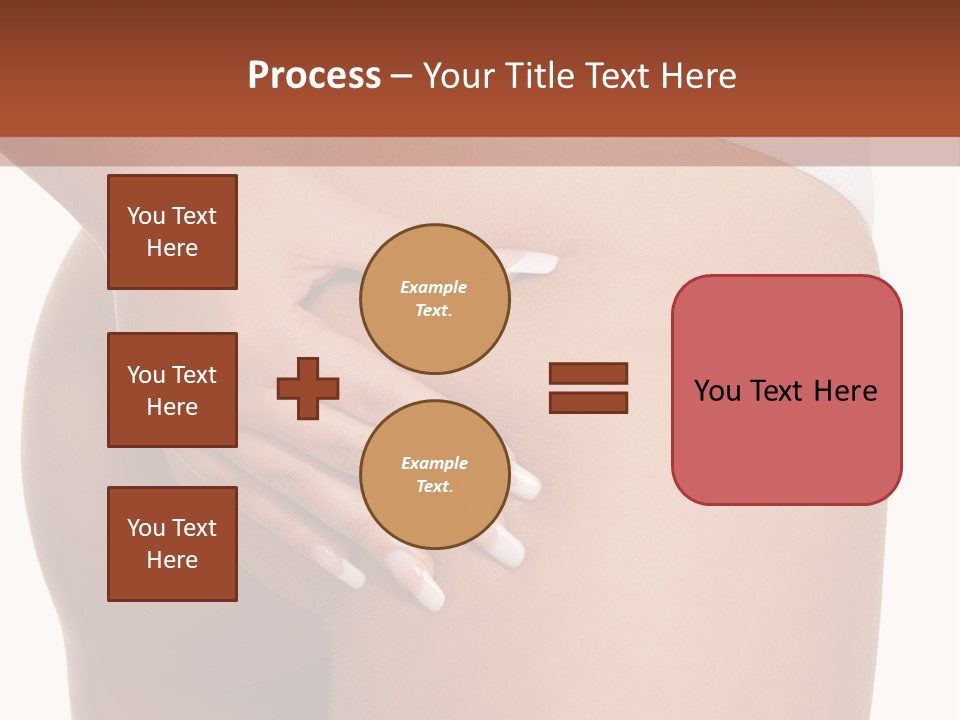 Posing Slim Isolated PowerPoint Template