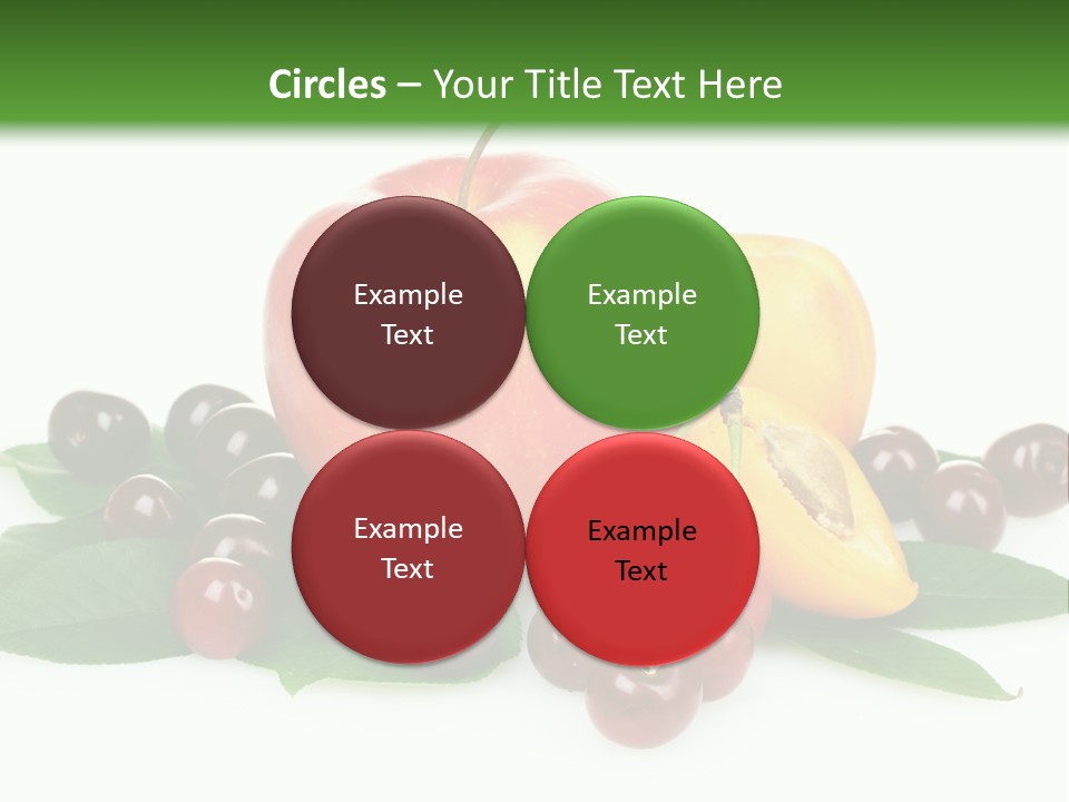 Tasty Red Fragrance PowerPoint Template