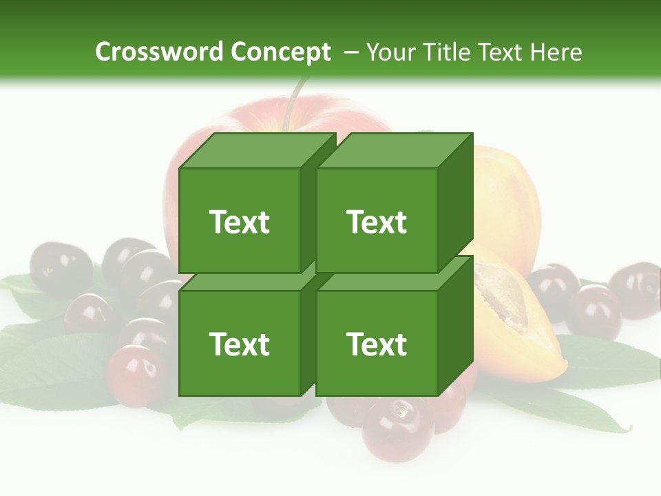 Tasty Red Fragrance PowerPoint Template