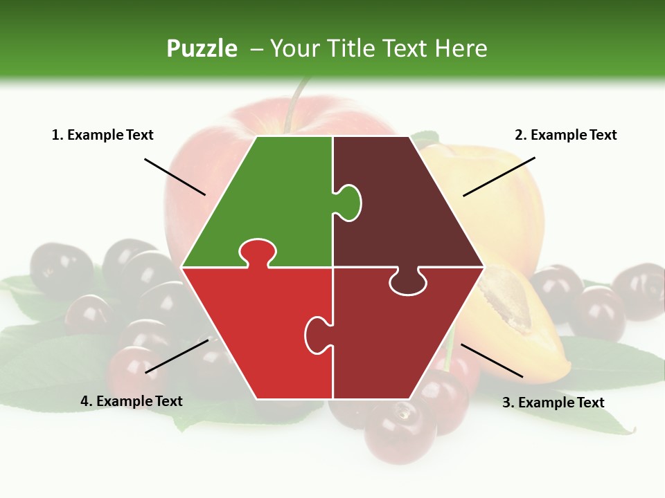 Tasty Red Fragrance PowerPoint Template