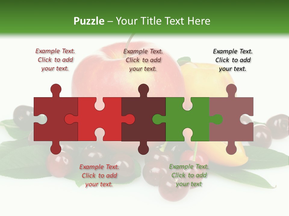 Tasty Red Fragrance PowerPoint Template