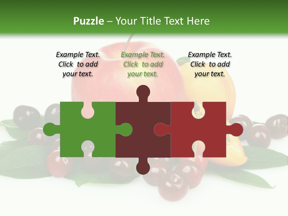 Tasty Red Fragrance PowerPoint Template