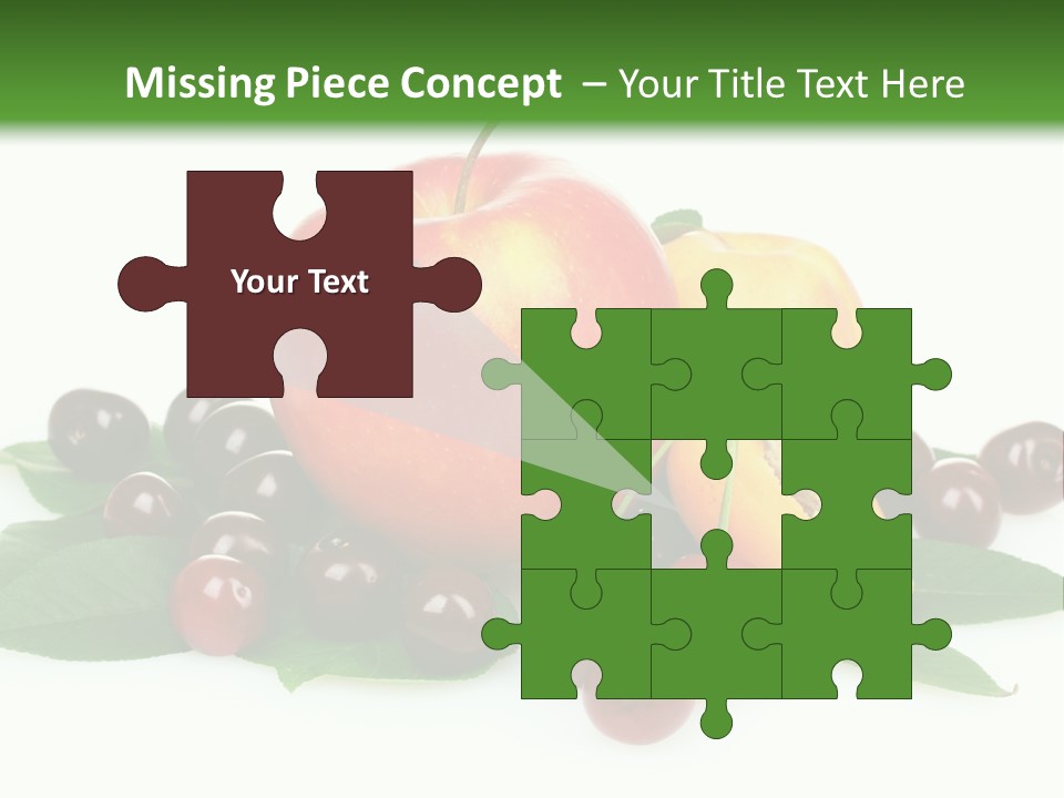 Tasty Red Fragrance PowerPoint Template