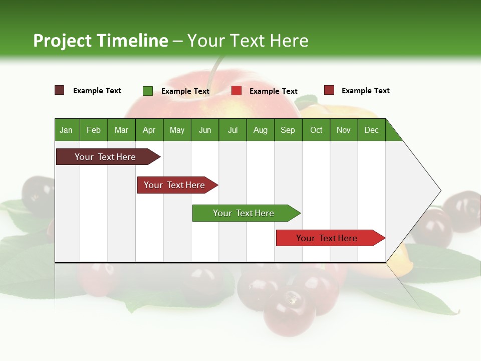 Tasty Red Fragrance PowerPoint Template