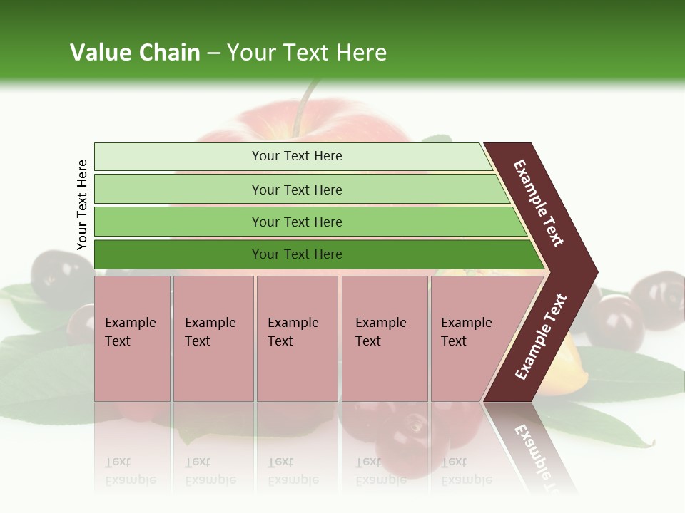 Tasty Red Fragrance PowerPoint Template