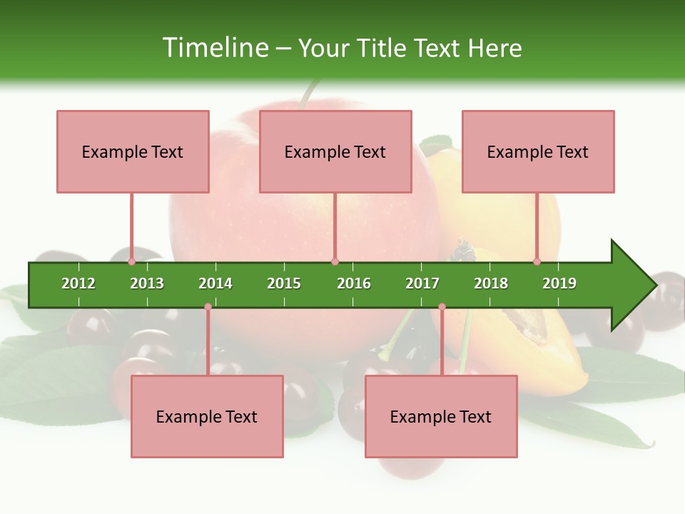 Tasty Red Fragrance PowerPoint Template