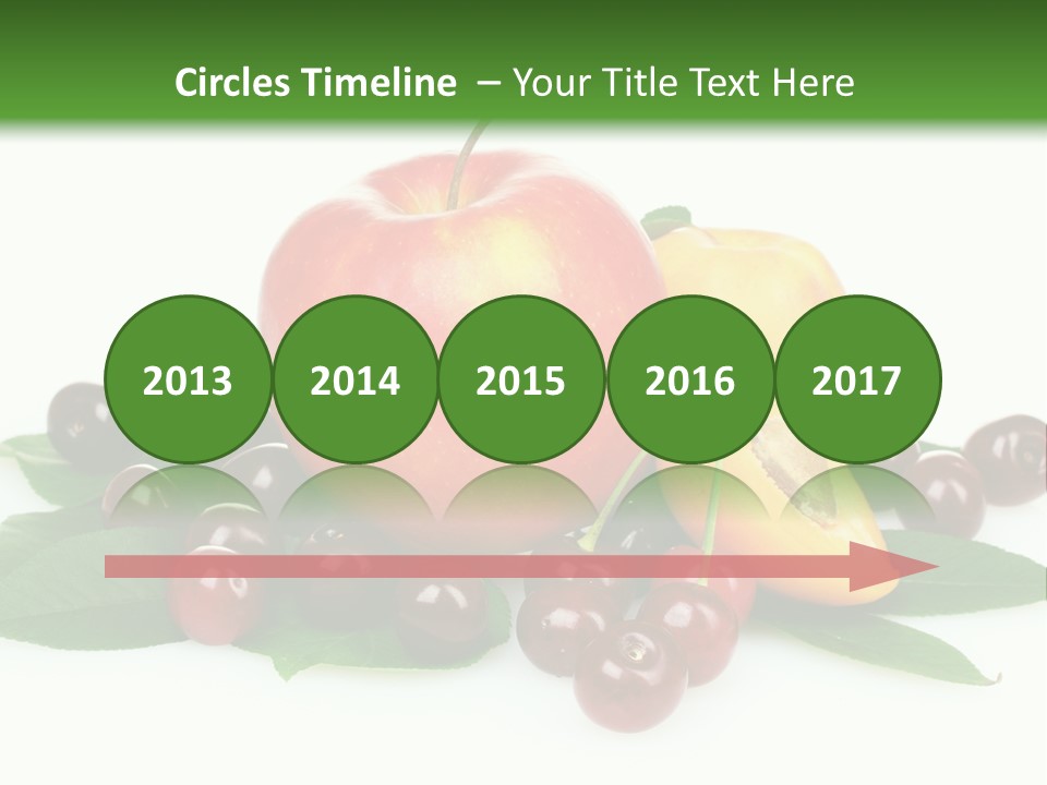 Tasty Red Fragrance PowerPoint Template