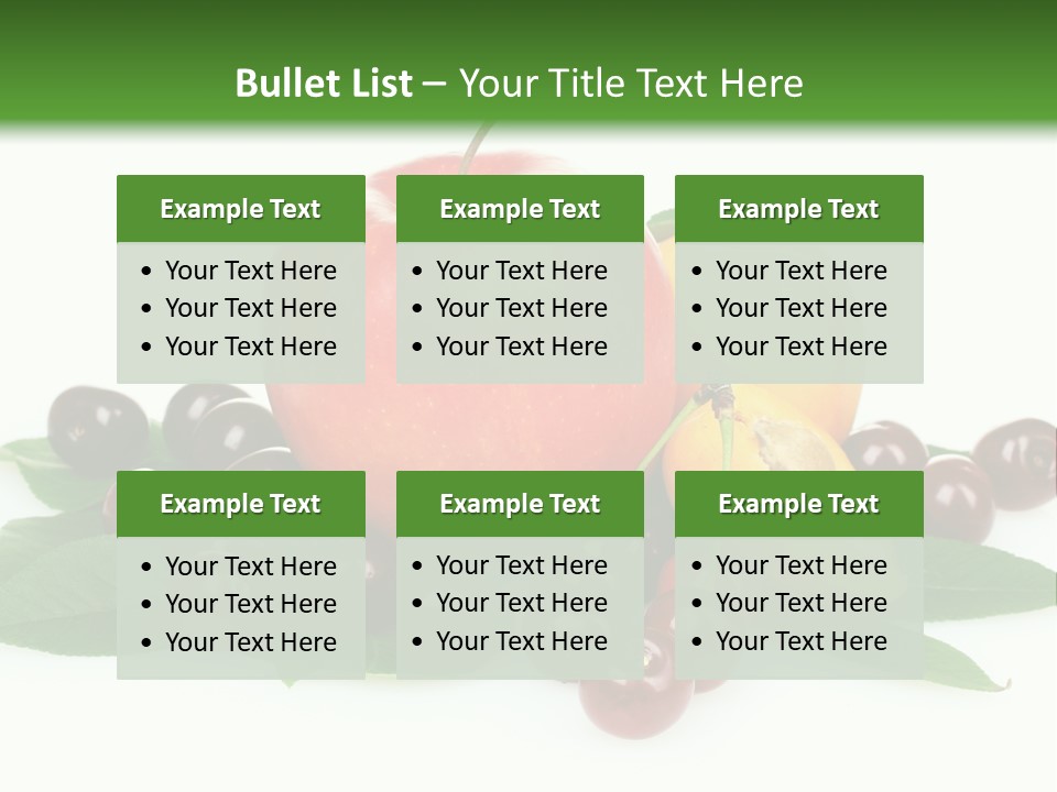 Tasty Red Fragrance PowerPoint Template