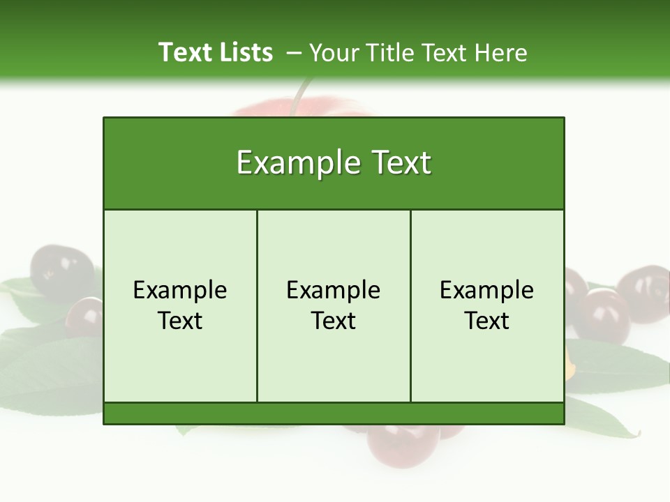 Tasty Red Fragrance PowerPoint Template