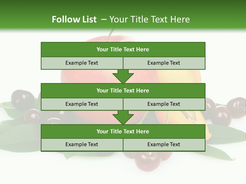 Tasty Red Fragrance PowerPoint Template