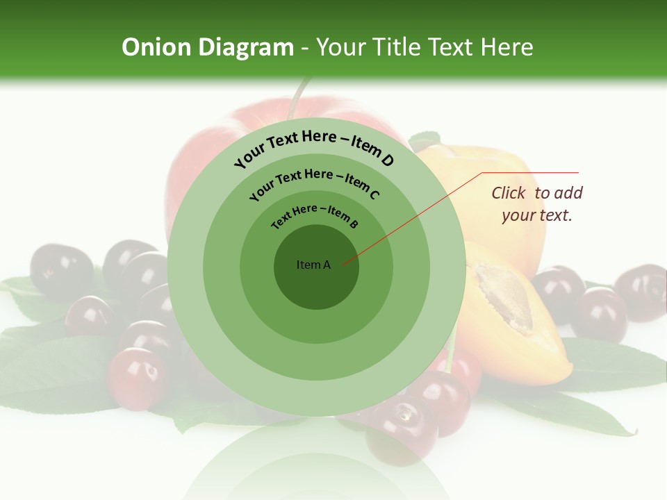 Tasty Red Fragrance PowerPoint Template