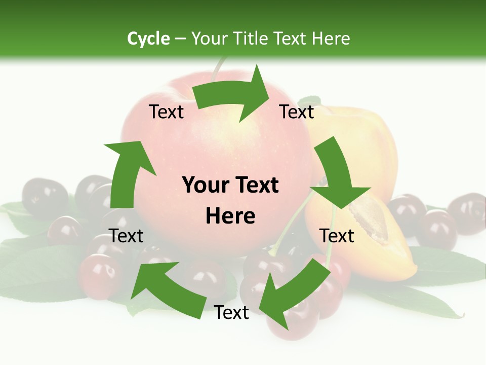 Tasty Red Fragrance PowerPoint Template