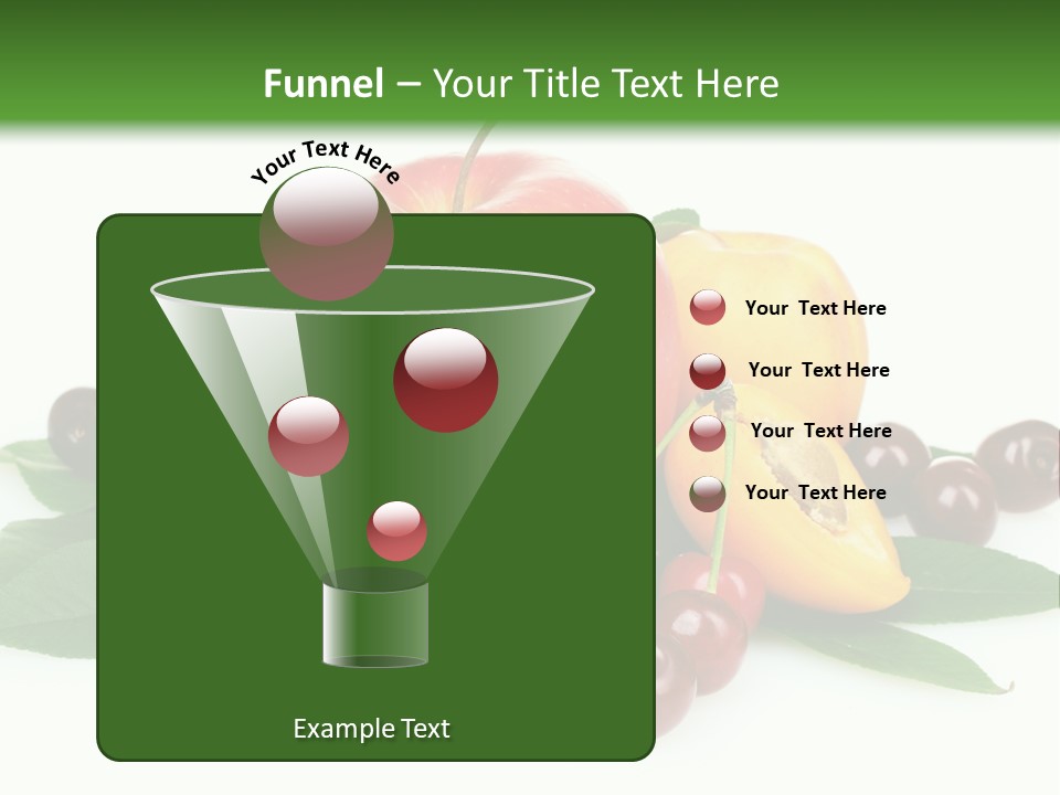 Tasty Red Fragrance PowerPoint Template