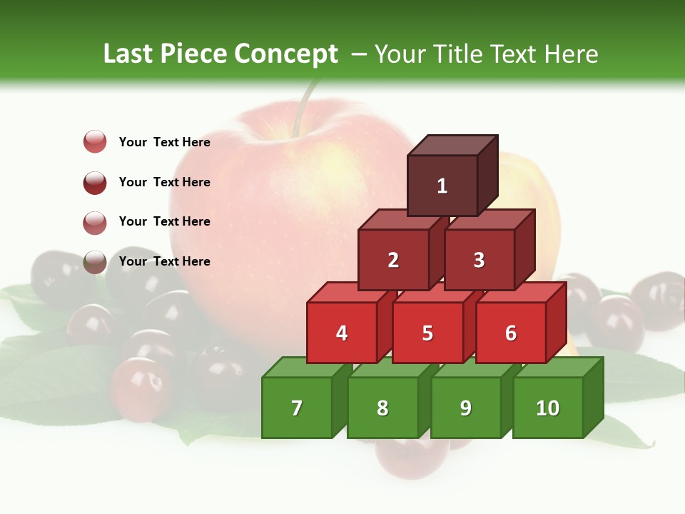 Tasty Red Fragrance PowerPoint Template