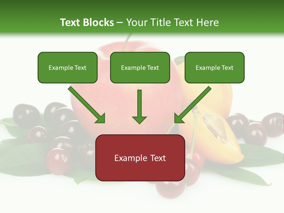 Tasty Red Fragrance PowerPoint Template