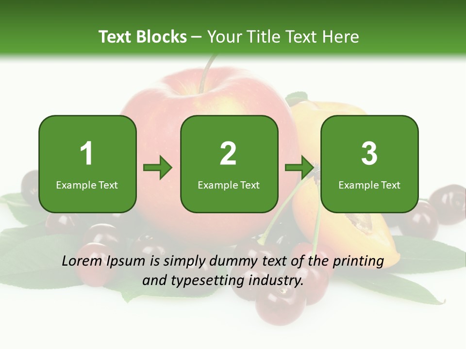 Tasty Red Fragrance PowerPoint Template