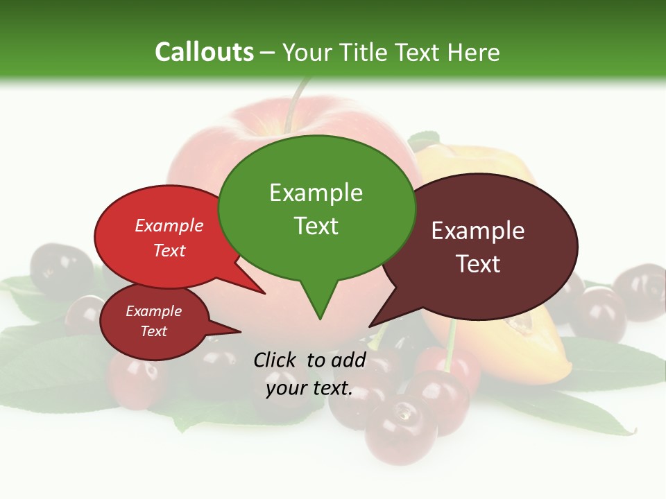 Tasty Red Fragrance PowerPoint Template