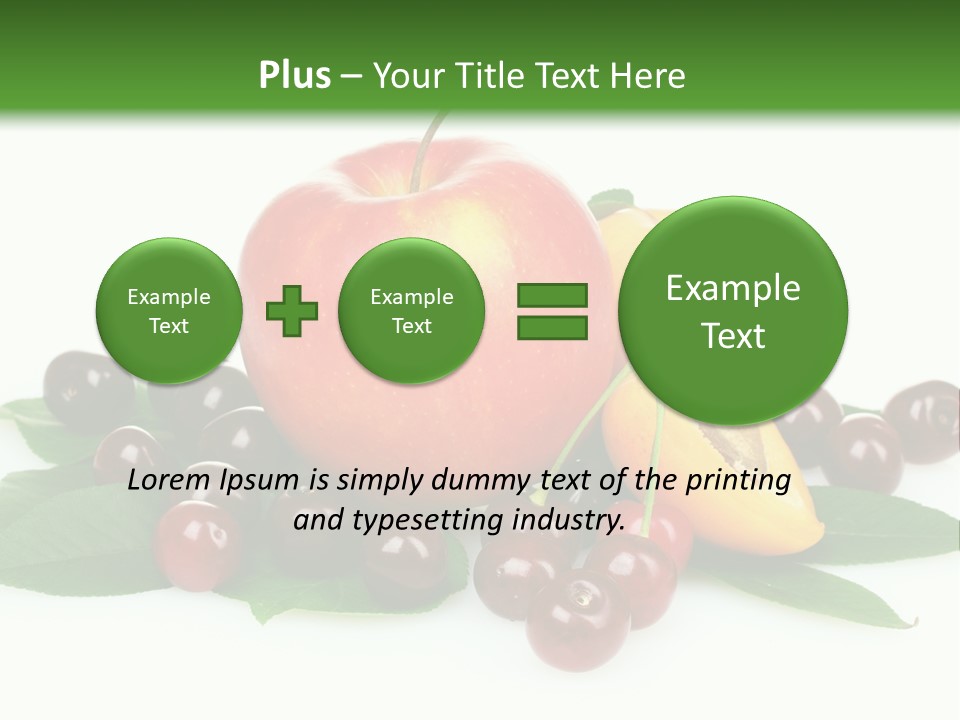 Tasty Red Fragrance PowerPoint Template