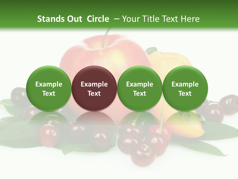 Tasty Red Fragrance PowerPoint Template