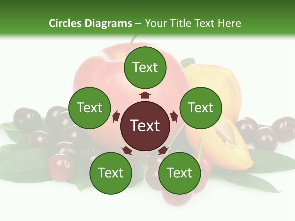 Tasty Red Fragrance PowerPoint Template