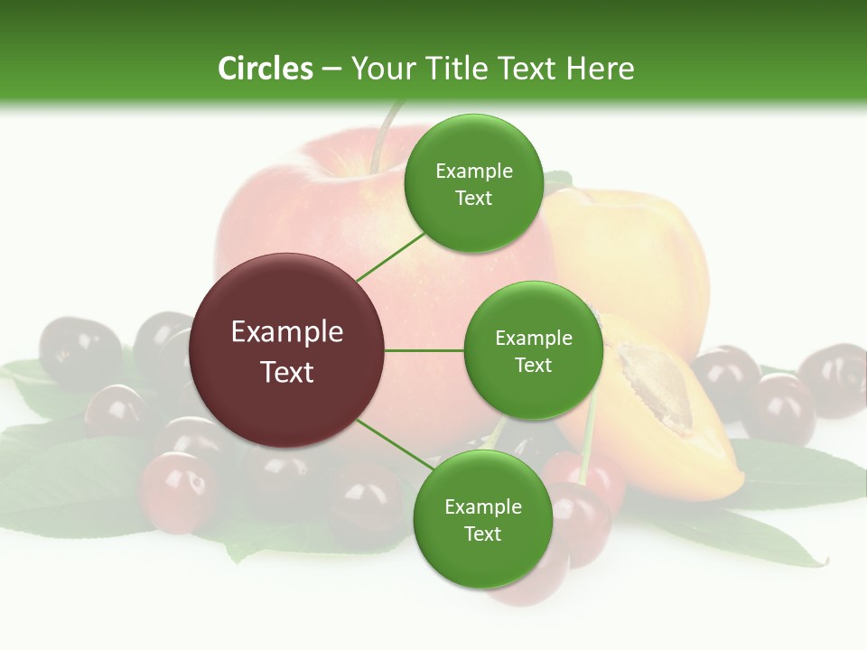 Tasty Red Fragrance PowerPoint Template