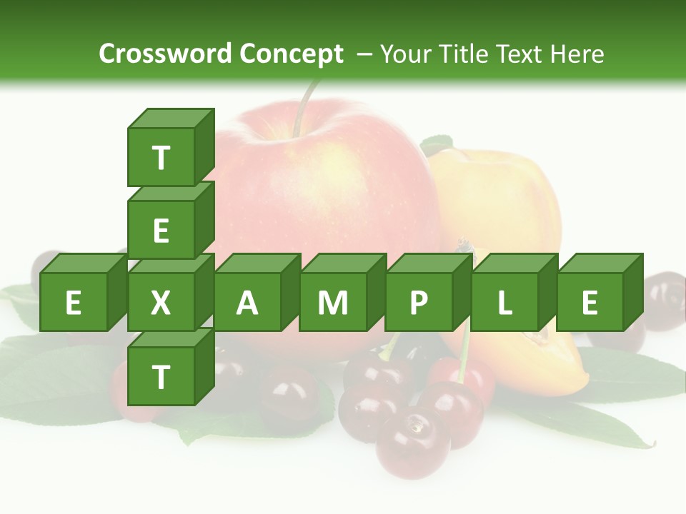 Tasty Red Fragrance PowerPoint Template