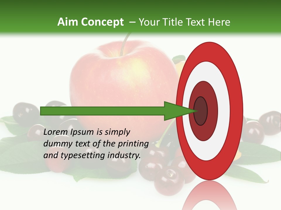 Tasty Red Fragrance PowerPoint Template