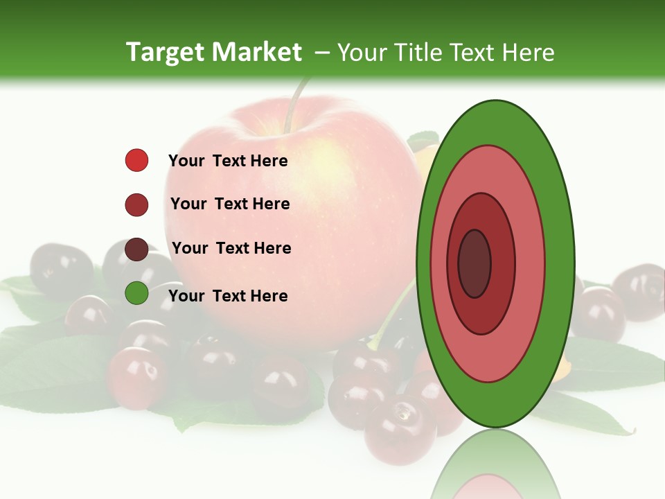 Tasty Red Fragrance PowerPoint Template