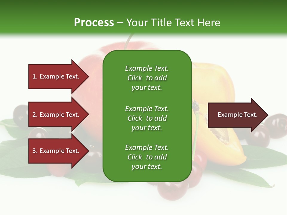 Tasty Red Fragrance PowerPoint Template