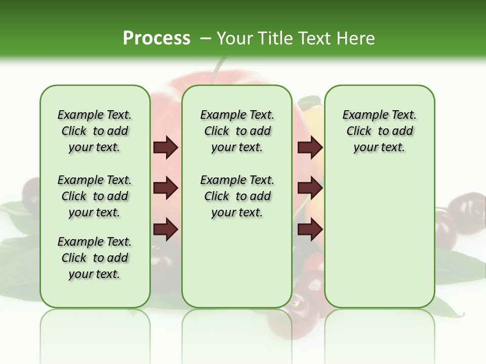 Tasty Red Fragrance PowerPoint Template