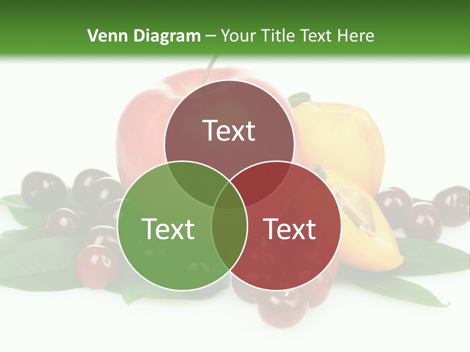 Tasty Red Fragrance PowerPoint Template