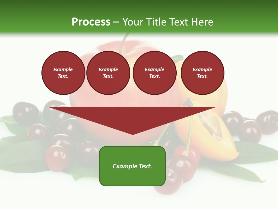 Tasty Red Fragrance PowerPoint Template