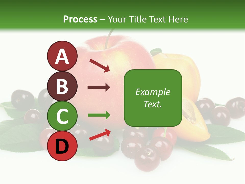 Tasty Red Fragrance PowerPoint Template