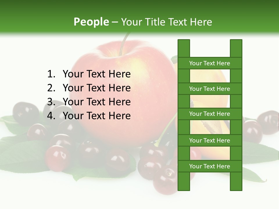 Tasty Red Fragrance PowerPoint Template