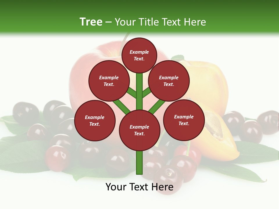 Tasty Red Fragrance PowerPoint Template