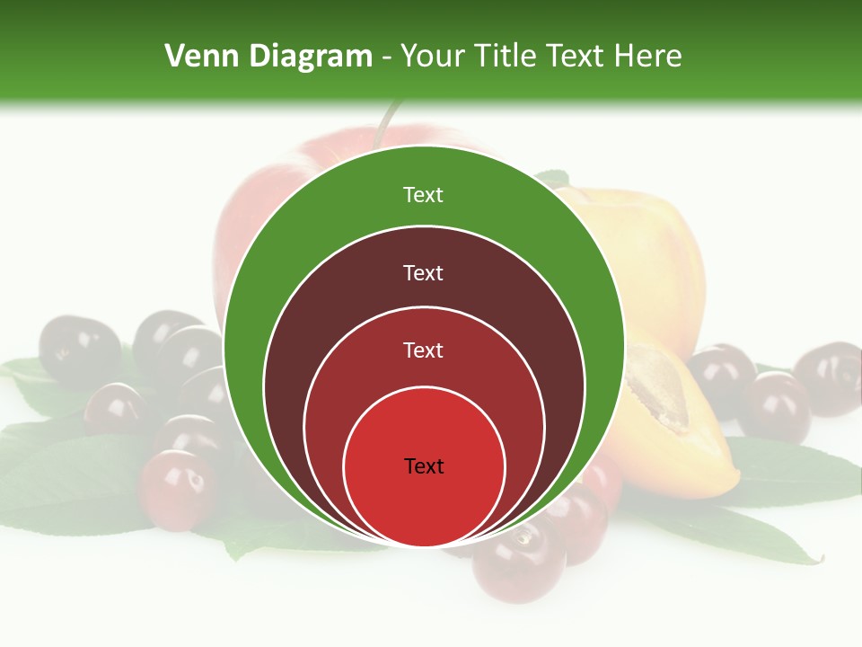 Tasty Red Fragrance PowerPoint Template