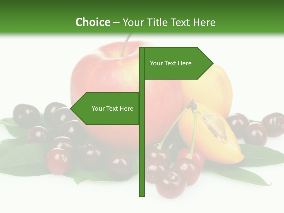 Tasty Red Fragrance PowerPoint Template